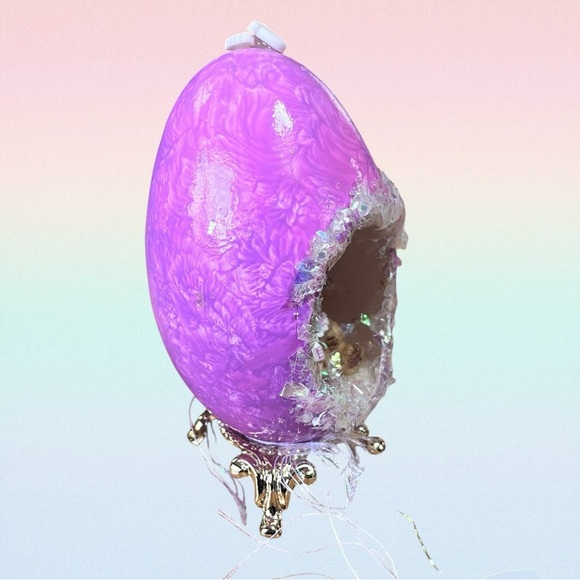 𝑯𝒂𝒏𝒅𝒎𝒂𝒅𝒆 Real Goose Egg Baby OOAK GIFT - Picture 3 of 10